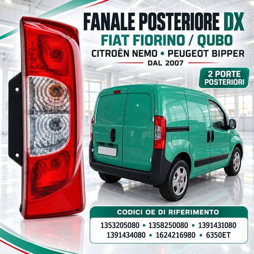 Fanale fanalino posteriore - fanale, dx